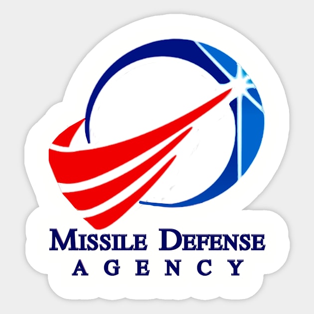 Missile Defense Agency Logo for Light Colors Sticker by Spacestuffplus